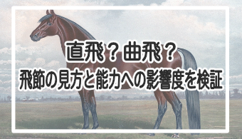 直飛？曲飛？飛節の見分け方や能力への影響度を考察